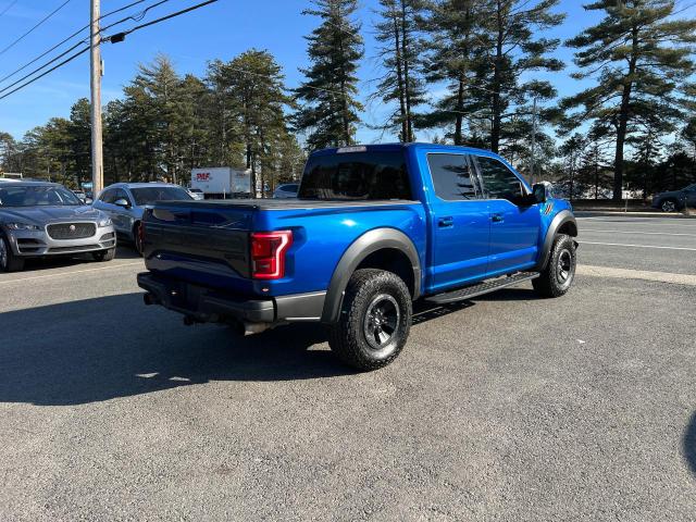 1FTFW1RG3HFC86952 - 2017 FORD F150 RAPTOR BLUE photo 3