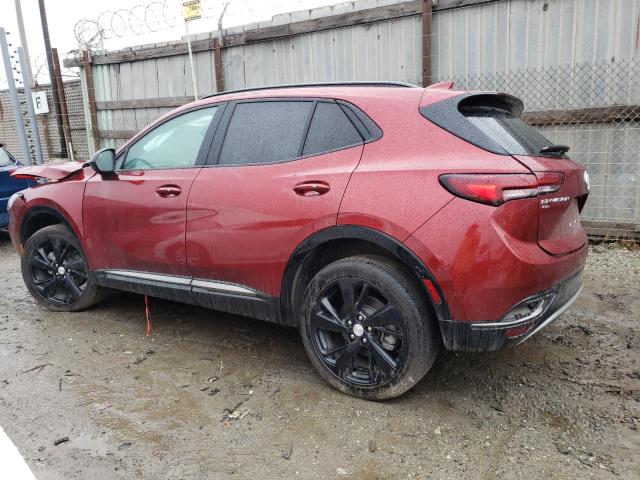 LRBFZPR43MD180070 - 2021 BUICK ENVISION ESSENCE Բորդո լուսանկար 2