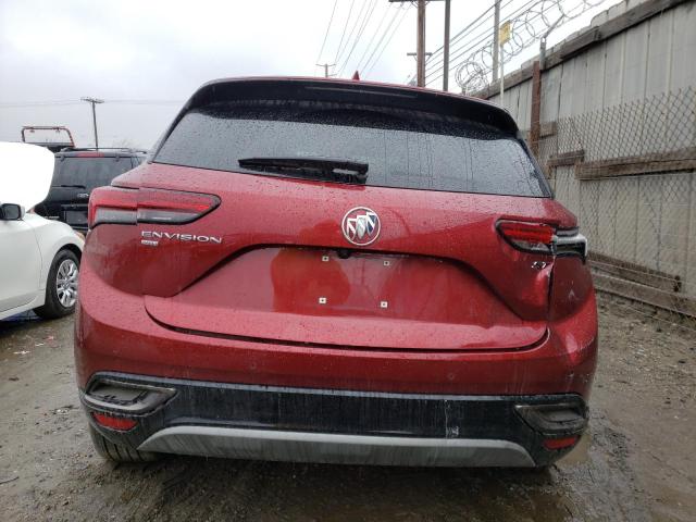 LRBFZPR43MD180070 - 2021 BUICK ENVISION ESSENCE Բորդո լուսանկար 6