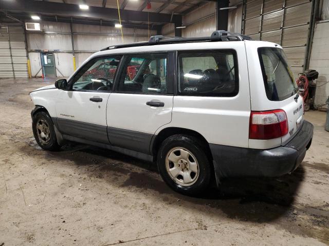 JF1SF63501H724264 - 2001 SUBARU FORESTER L WHITE photo 2