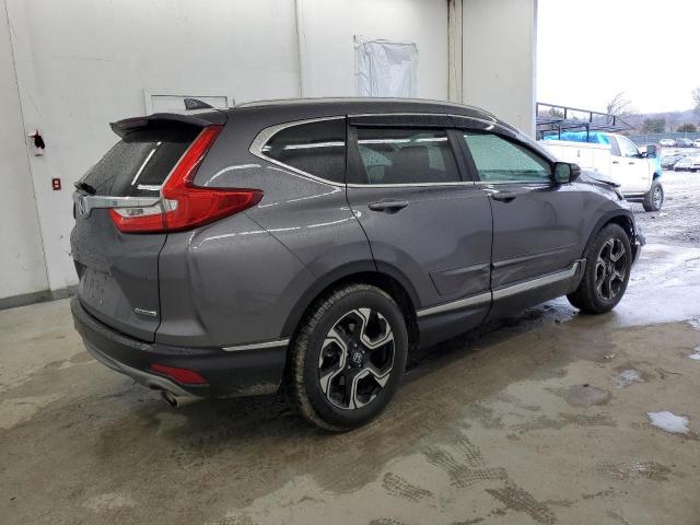 7FARW1H94JE030401 - 2018 HONDA CR-V TOURING GRAY photo 3