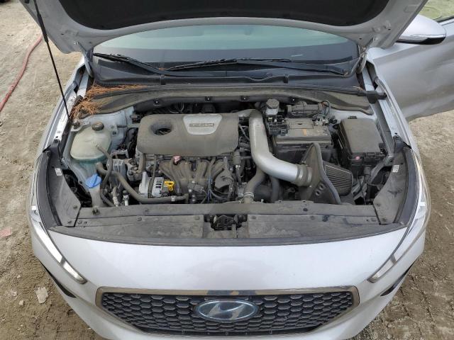 KMHH55LC4JU077208 - 2018 HYUNDAI ELANTRA GT SPORT SILVER photo 11