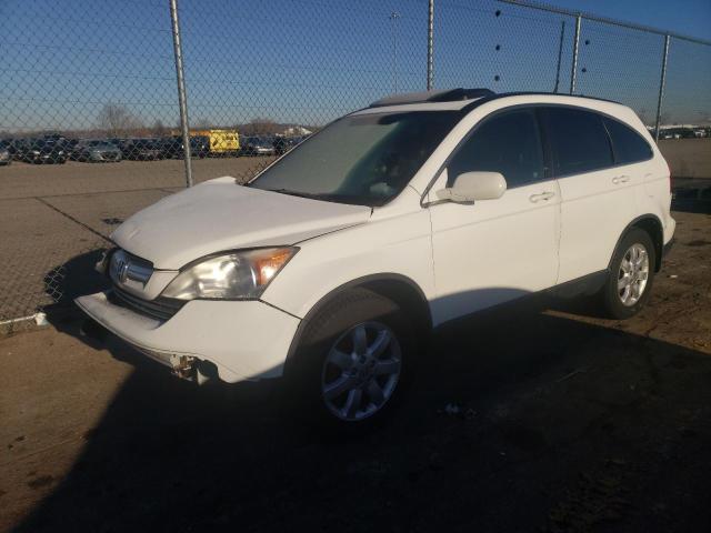 JHLRE48729C023800 - 2009 HONDA CR-V EXL WHITE photo 1