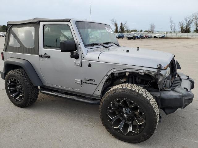 1C4AJWAG6GL182246 - 2016 JEEP WRANGLER SPORT SILVER photo 4