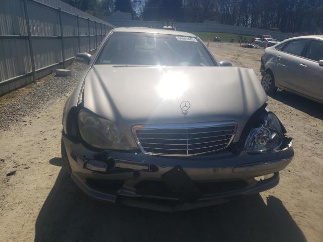 WDBNG70J04A395508 - 2004 MERCEDES-BENZ S 430 SILVER photo 5
