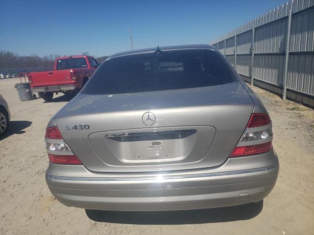 WDBNG70J04A395508 - 2004 MERCEDES-BENZ S 430 SILVER photo 6