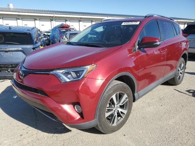 2T3WFREV4JW446733 - 2018 TOYOTA RAV4 ADVENTURE BURGUNDY photo 1