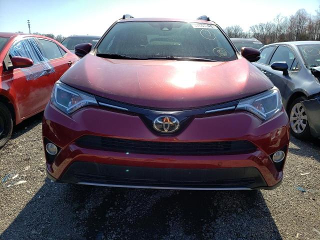 2T3WFREV4JW446733 - 2018 TOYOTA RAV4 ADVENTURE BURGUNDY photo 5