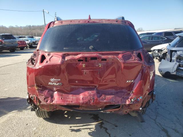 2T3WFREV4JW446733 - 2018 TOYOTA RAV4 ADVENTURE BURGUNDY photo 6