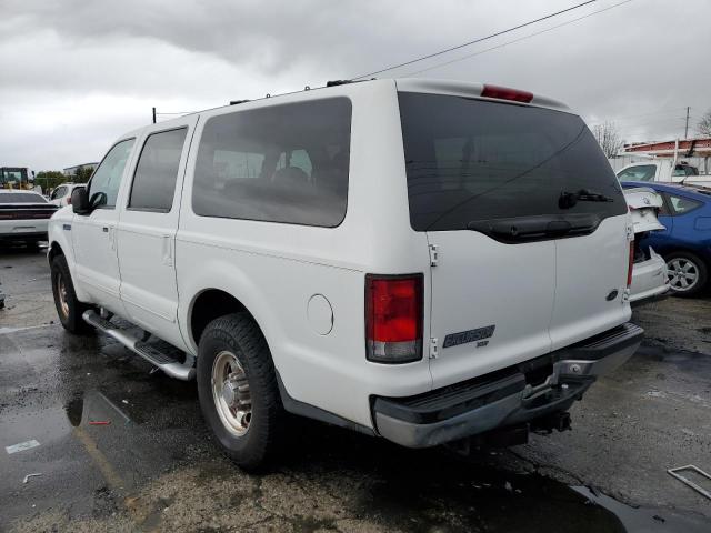 1FMNU40S6YEA46641 - 2000 FORD EXCURSION XLT WHITE photo 2