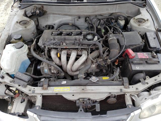 1NXBR12E81Z519610 - 2001 TOYOTA COROLLA CE GRAY photo 11