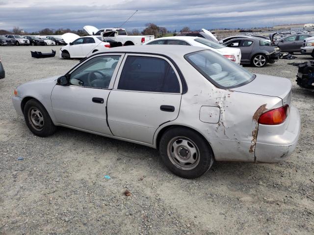 1NXBR12E81Z519610 - 2001 TOYOTA COROLLA CE GRAY photo 2