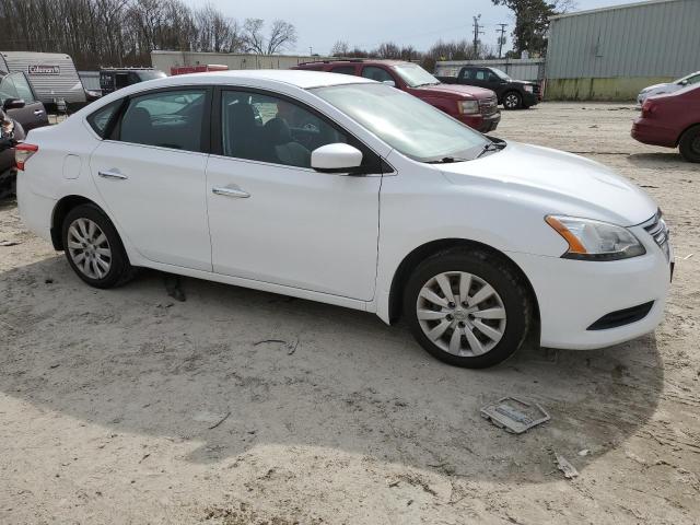 3N1AB7AP6FY284772 - 2015 NISSAN SENTRA S WHITE photo 4