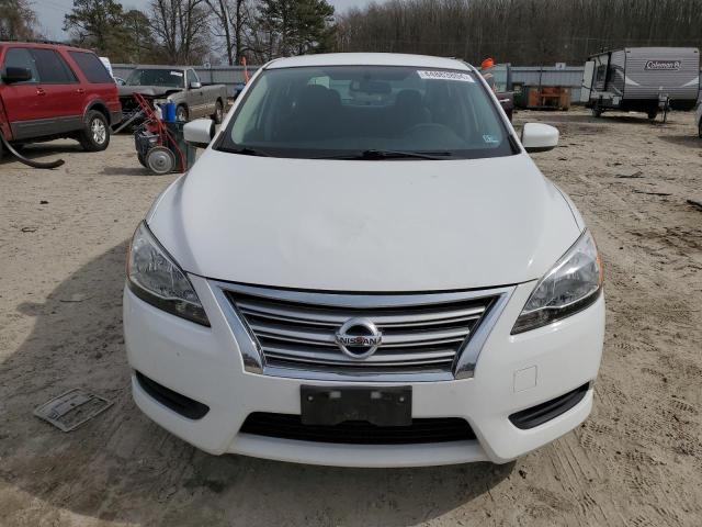 3N1AB7AP6FY284772 - 2015 NISSAN SENTRA S WHITE photo 5