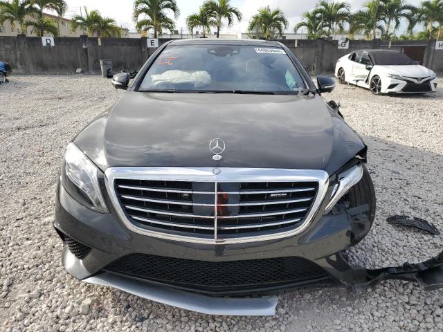 WDDUG7JB1GA207402 - 2016 MERCEDES-BENZ S 63 AMG CHARCOAL photo 5