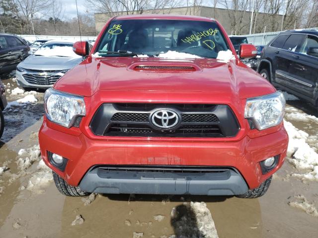 5TFUU4EN8FX130402 - 2015 TOYOTA TACOMA ACCESS CAB RED photo 5