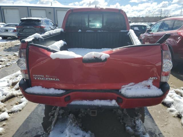 5TFUU4EN8FX130402 - 2015 TOYOTA TACOMA ACCESS CAB RED photo 6