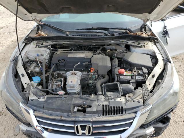 1HGCR2F8XDA280023 - 2013 HONDA ACCORD EXL WHITE photo 11