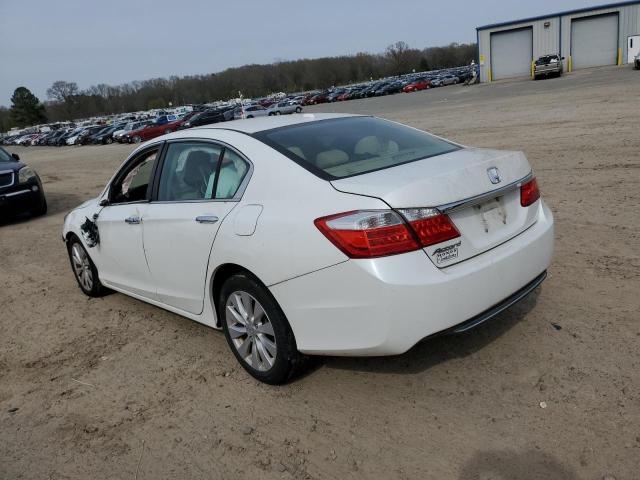 1HGCR2F8XDA280023 - 2013 HONDA ACCORD EXL WHITE photo 2