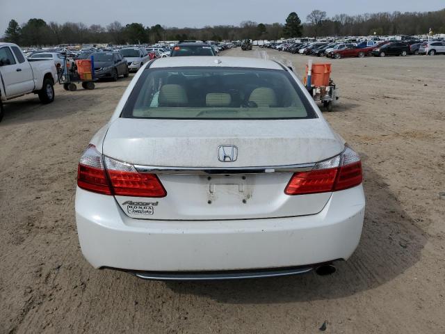 1HGCR2F8XDA280023 - 2013 HONDA ACCORD EXL WHITE photo 6