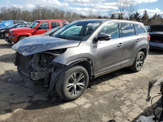 5TDZARFH4HS023649 - 2017 TOYOTA HIGHLANDER LE CHARCOAL photo 1