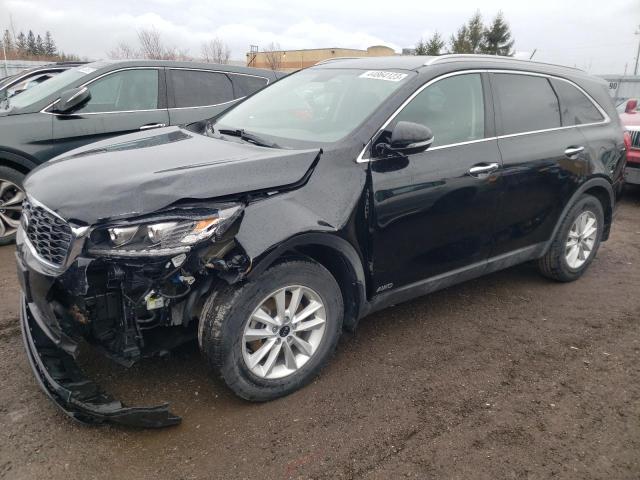 5XYPGDA3XKG513361 - 2019 KIA SORENTO L BLACK photo 1