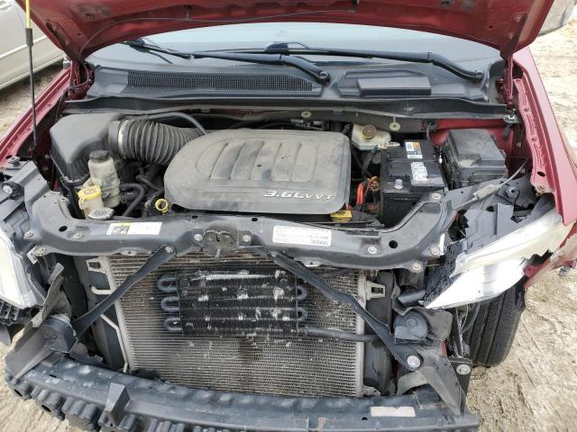 2C4RC1CG6DR541479 - 2013 CHRYSLER TOWN & COU TOURING L RED photo 12