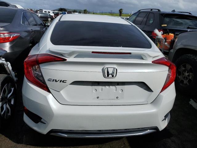 2HGFC2F61MH547936 - 2021 HONDA CIVIC LX WHITE photo 6