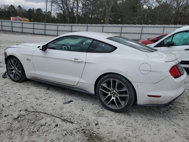 1FA6P8CF5F5423050 - 2015 FORD MUSTANG GT WHITE photo 2