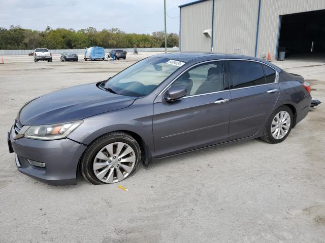 1HGCR3F87DA006204 - 2013 HONDA ACCORD EXL GRAY photo 1