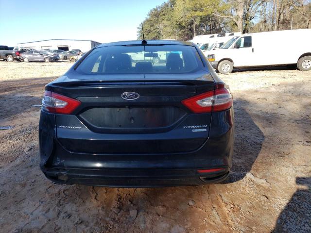 3FA6P0K92ER239841 - 2014 FORD FUSION TITANIUM BLACK photo 6