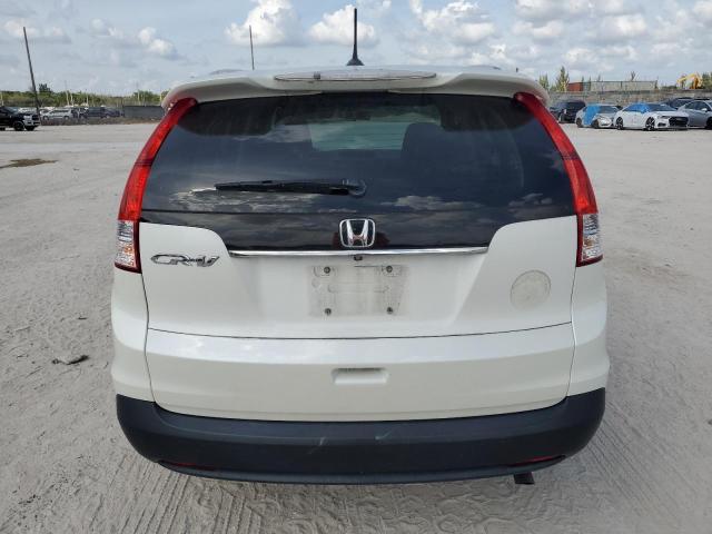 5J6RM3H76EL020770 - 2014 HONDA CR-V EXL WHITE photo 6