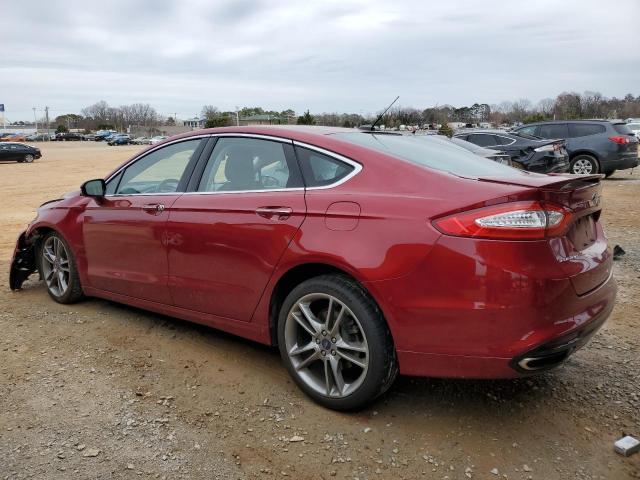 3FA6P0K93FR242068 - 2015 FORD FUSION TITANIUM RED photo 2