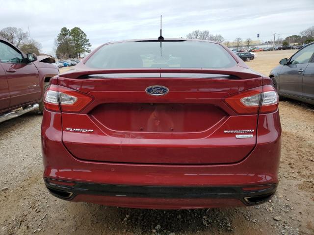 3FA6P0K93FR242068 - 2015 FORD FUSION TITANIUM RED photo 6