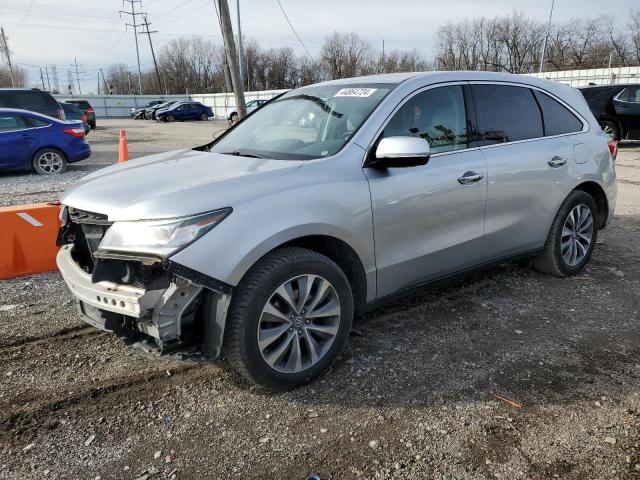 5FRYD4H65EB008853 - 2014 ACURA MDX TECHNOLOGY SILVER photo 1