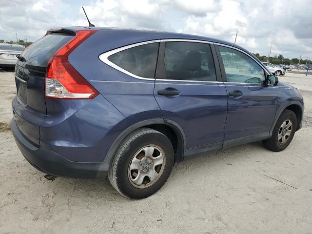 5J6RM3H39CL036309 - 2012 HONDA CR-V LX BLUE photo 3