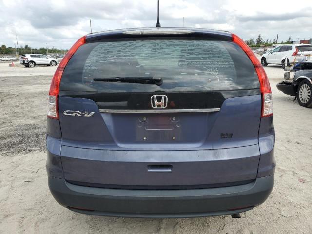 5J6RM3H39CL036309 - 2012 HONDA CR-V LX BLUE photo 6