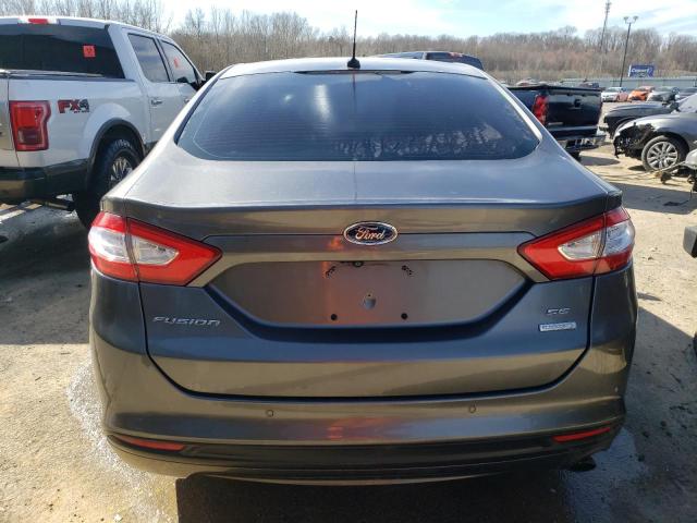 3FA6P0HD6GR176967 - 2016 FORD FUSION SE GRAY photo 6