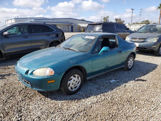 JHMEG1140SS007299 - 1995 HONDA CIVIC DEL SOL S GREEN photo 1