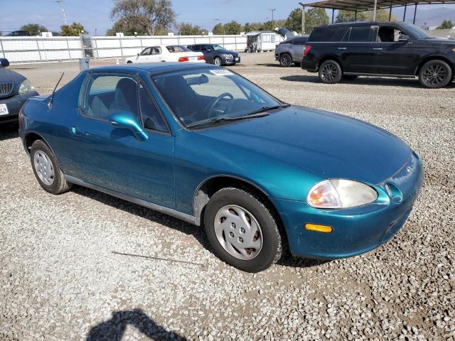 JHMEG1140SS007299 - 1995 HONDA CIVIC DEL SOL S GREEN photo 4