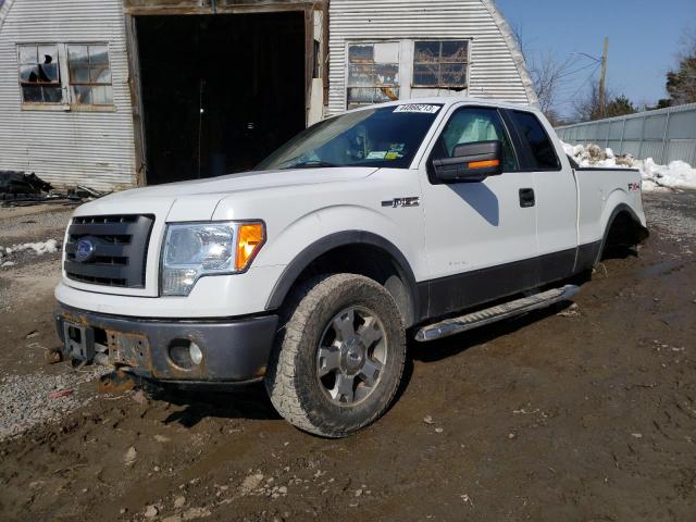 1FTPX14V89KC52523 - 2009 FORD F150 SUPER CAB WHITE photo 1