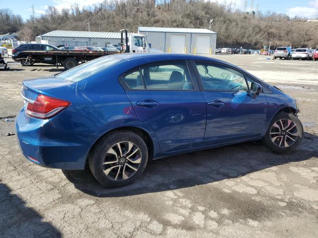 19XFB2F82EE273520 - 2014 HONDA CIVIC EX BLUE photo 3