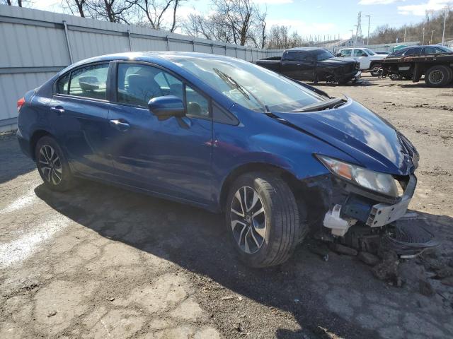 19XFB2F82EE273520 - 2014 HONDA CIVIC EX BLUE photo 4