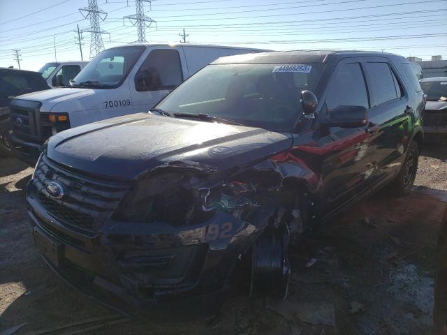 1FM5K8AR5JGC74486 - 2018 FORD EXPLORER POLICE INTERCEPTOR BLACK photo 1