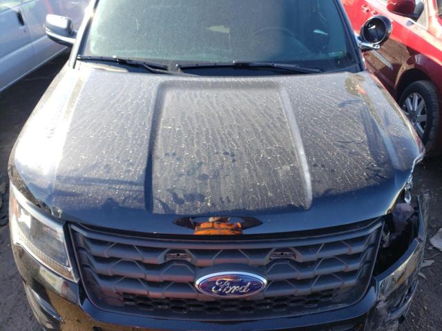 1FM5K8AR5JGC74486 - 2018 FORD EXPLORER POLICE INTERCEPTOR BLACK photo 12