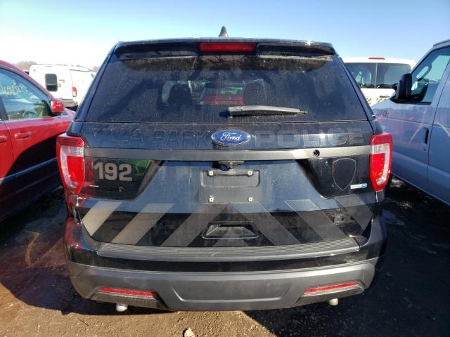 1FM5K8AR5JGC74486 - 2018 FORD EXPLORER POLICE INTERCEPTOR BLACK photo 6