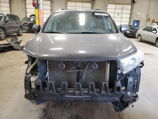 5TDBK3EHXDS231137 - 2013 TOYOTA HIGHLANDER BASE GRAY photo 5