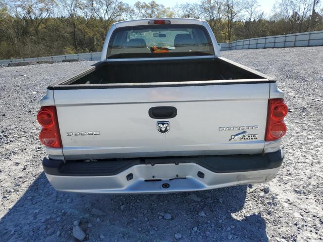 1D7RE3GK4BS543284 - 2011 DODGE DAKOTA SLT SILVER photo 6