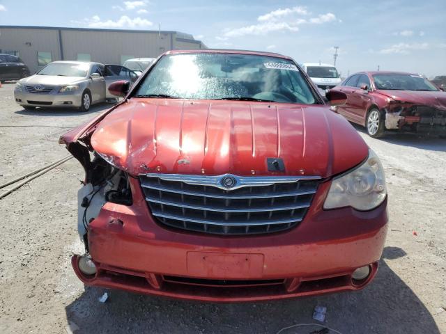 1C3LC55R88N118793 - 2008 CHRYSLER SEBRING TOURING RED photo 5