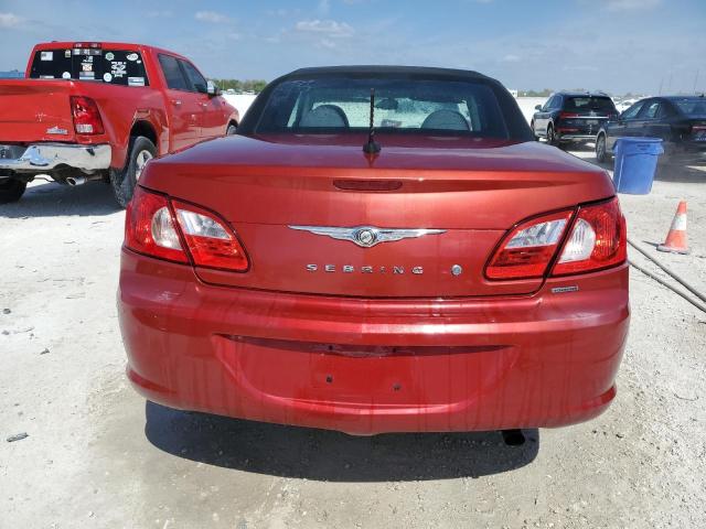 1C3LC55R88N118793 - 2008 CHRYSLER SEBRING TOURING RED photo 6